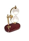 IMAGE OF River City Clocks 3 Minute Brass Flip-over Sand Timer - 6 Inches Tall - Model # H03-06