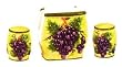 Tuscany Grapes 3-D Table Set w/S & P *NEW*