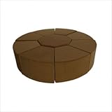 IMAGE OF Moz Modular Octagon Table and Seating Color: Chocolate