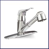 Chrome Kitchen Faucet with Pull Out Sprayer