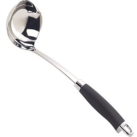 Meyer Anolon Advanced Stainless Steel Ladle with SureGrip Non-slip Handle