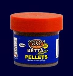 Omega One Betta Buffet Pellets Betta Food, .61 oz.