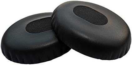 REPLACEMENT BOSE QuietComfort® 3 / QC3 &amp; OE (On-Ear) EAR CUSHION KIT - PAIR OF BLACK LEATHER FOAM EARPADS - Acoustic Noise Cancelling Headphones