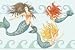 MERMAID fantasy print DECOR Welcome DOOR MAT art NEW