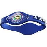 Power Balance Silicone Wristband-Medium-Blue/White