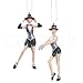 Tap Dancer Christmas Ornament, Assorted of 2