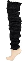 Hymorning Super Long Cable Knit Winter Leg Warmers