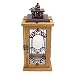 Wood and Metal Candle Lantern – Large