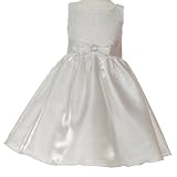 Toddler Girls Flower Girl Dress WHITE Pageant Wedding Special Occasion 2T-12
