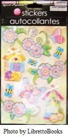 Special Moments Handmade Autocollantes butterflies, birdhouses and flower stickers