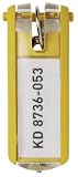 Produkt-Bild: Durable 195700 Schl&uuml;sselanh&auml;nger Key Clip, aus Kunststoff, 70x25mm, farbig sortiert, 6St&uuml;ck