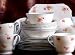Shelley Blue Rim Pink Rose Breakfast Cup and Saucer