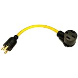 Buy Conntek RV Generator Adapter with 30 Amp 3 Prong Twist Lock Male Plug To RV 50 Amp...