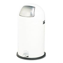 Step-On Dome Top Waste Receptacle