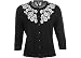 Petite Bay Studio Career Black Embroidered Cardigan