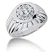 1.25 Ct Mens Diamond Ring 14K Gold