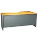 New-Bush WC72432 - Series C Left Corner Desk Module, 71w x 35-1/2d, Natural Cherry/Graphite Gray - BSHWC72432