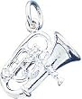 Sterling Silver Tuba Charm