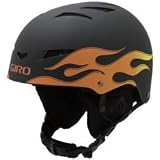 Kid's Giro Recruit Ski and Snowboard Helmet - Matte Black Flame