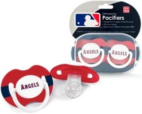 Los Angeles Angels of Anaheim Pacifier - 2 Pack, Catalog Category: NLB