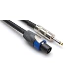 Hosa Cable SKT2100Q 12 Gauge Speakon to 1/4 Speaker Cable - 100 Foot