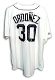 Magglio Ordonez Signed Detroit Tigers White Majestic Jersey