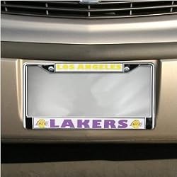 Los Angeles Lakers Chrome License Plate Frame