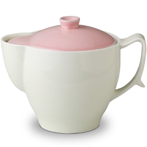 有田焼 レンジで簡単カレーポット(桃色)レシピ付き(1050cc)