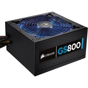 Corsair Gaming GS800 ATX12V & EPS12V Power Supply. 800W GAMING SERIES GS800 ATX HIGH PERFORMANCE POWER SUPPLY G-PWR. 80% Efficiency - 800 W - Internal - 110 V AC, 220 V AC