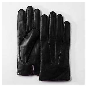 Coach Mens Nappa Leather Cashmere Lined Gloves Black 80415