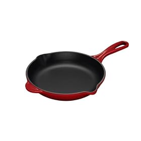Buy Le Creuset Enameled Cast-Iron 6-1 3-Inch Skillet with Iron Handle, Cherry