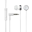 ELECOM カナルタイプヘッドホン iPhone4/4S/3GS/3G/iPad/iPod 対応 マイク付 円形 0.6m ホワイト EHP-IPIN101WH