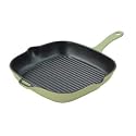 Chasseur cast iron Square Grillpan 26cm Pistachio Green 11831502