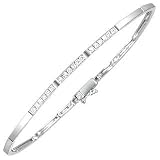 Forzieri 18K White Gold Diamond Tennis Bracelet