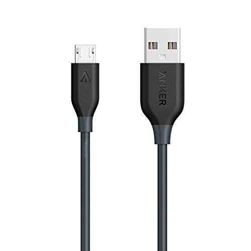 Anker PowerLine Micro USB (3ft) - Durable Charging Cable, with 10000+ Bend Lifespan for Samsung, Nexus, LG, Motorola, Android Smartphones and More