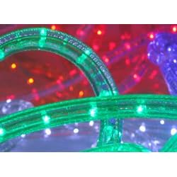 110v 66' Green LED rope Light Package - Premium Grade by 