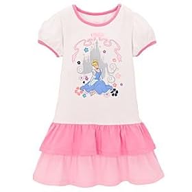 Disney Pink Ruffled Cinderella Dress for Girls