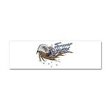 21 x 7 Wall Vinyl Sticker Forever Wild Eagle Motorcycle and US Flag
