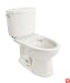 TOTO CST454CEFG-01 Drake II 2-Piece Toilet with Elongated Bowl and Sanagloss,1.28 GPF,  Cotton White