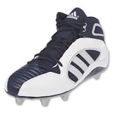 adidas Defense Mid D Lacrosse Cleats (Wh/Nv)