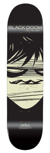 Enuff Mysterious Al Black Doom Skateboard Deck - Zombie 7.5