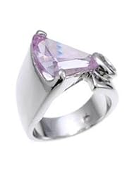 Lavender CZ Fashion Ring