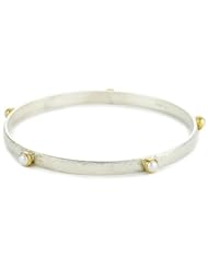 GURHAN "Skittle" White Silver with High Karat Gold Pearl Bracelet