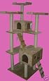 Beige 73" Cat Tree Pet House