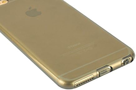 iphone 6 plus case, Simple Innovation *Jelly Protection Series* see through Premium Extra Thick and Rugged Slim-Fit TPU Case, Translucent Showoff Design, Anti-Slip, Shock Resistant, Scratch Resistant, Build-in dust proof plugs -complete protection for iPhone 6 plus (5.5) (Smoke)