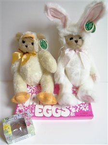 Easter Basket Award Winning Treat - Bearington Easter Bears with Easter Candy by Bearington