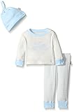 UPC 849681012526 product image for Burt's Bees Baby Baby Organic Tee, Pant and Hat Set, Sail Blue, 18 Months | upcitemdb.com
