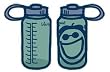 Life is good Lexan WaterBottle