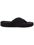 ACORN Women's New Spa Thong Slipper,Large,Black