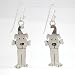 Sterling Silver Dog with Bone Earrings, #8752